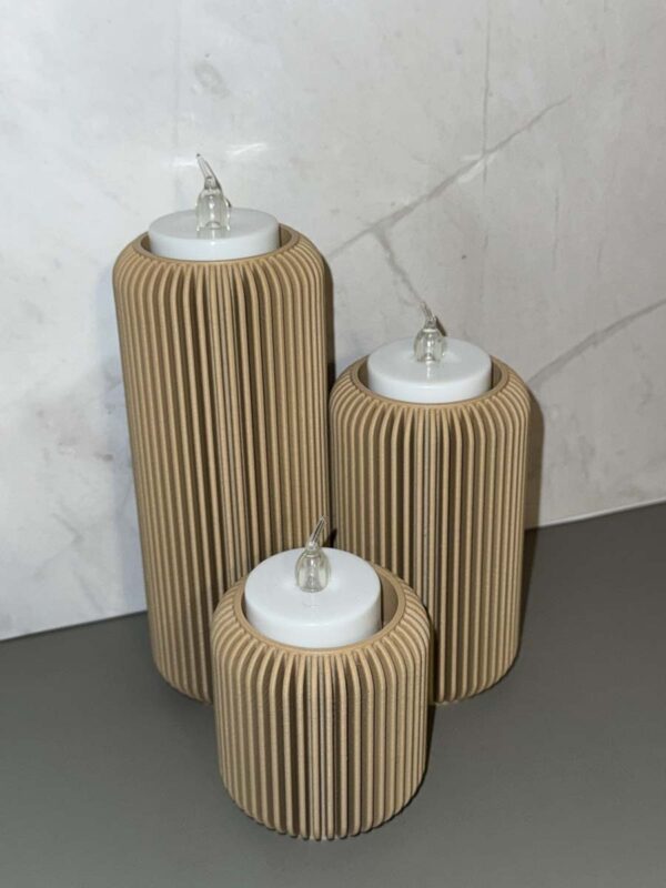 Tall Tealight Candle Set - Image 2